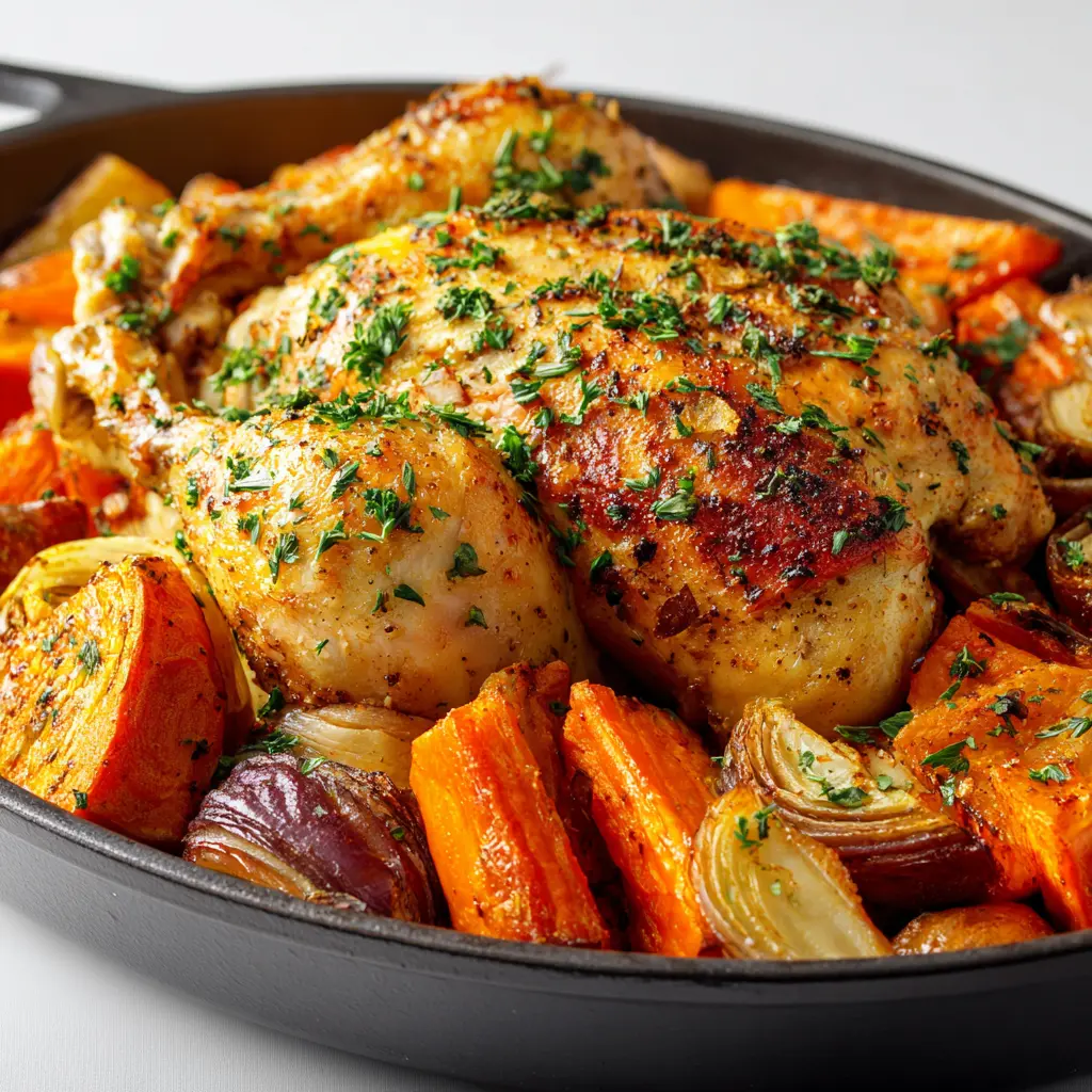 Roasted Chicken and Sweet Potatoes Recipe 6 Roasted Chicken and Sweet Potatoes Recipe