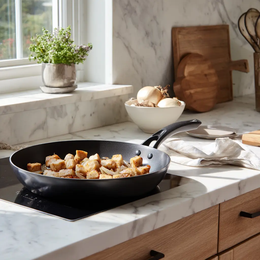 French Onion Chicken Orzo Casserole