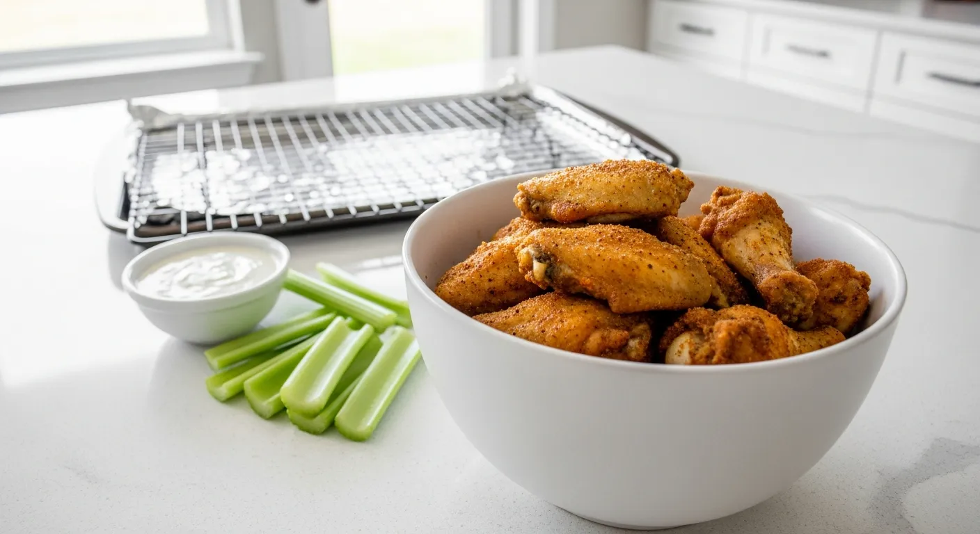 Crispy Baked Ranch Chicken Wings Recipe 6 Baked Ranch Chicken Wings Recipe