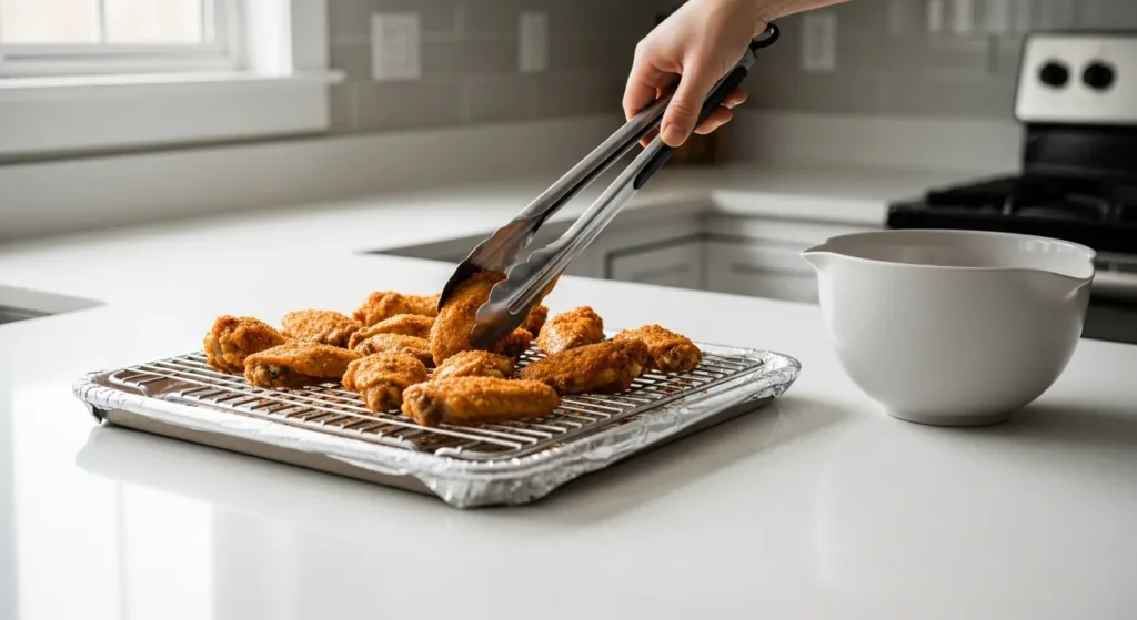 Crispy Baked Ranch Chicken Wings Recipe 3 Crispy Baked Ranch Chicken Wings Recipe Step 3