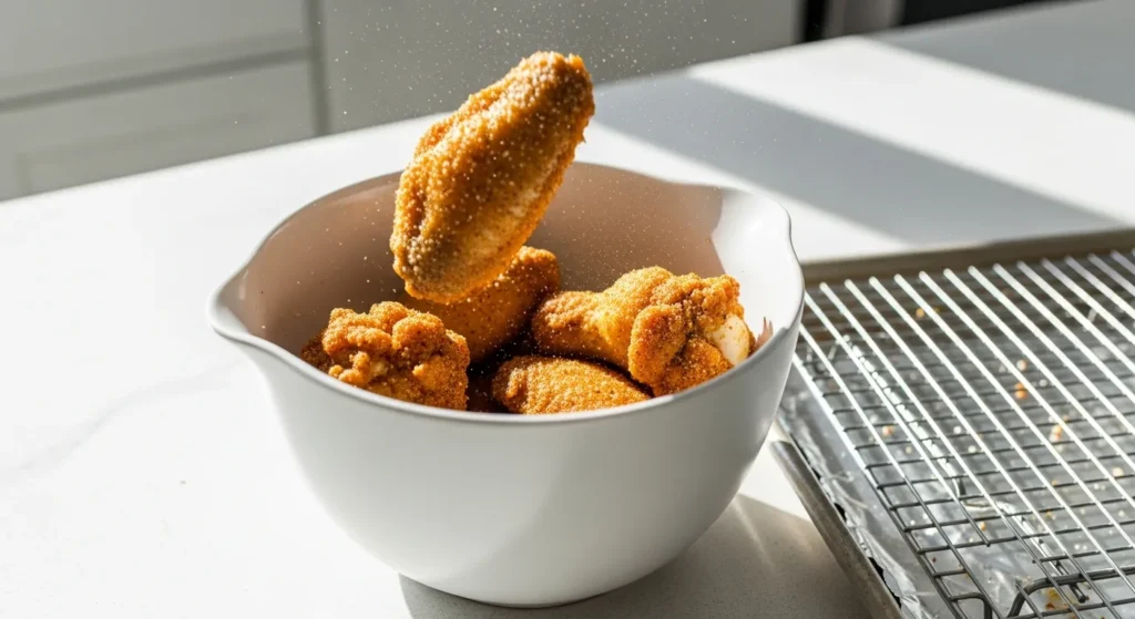 Crispy Baked Ranch Chicken Wings Recipe 5 Crispy Baked Ranch Chicken Wings Recipe Step 5