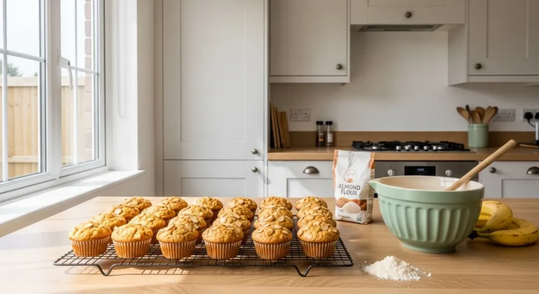 Nutty Almond Flour Banana Muffins Recipe for Breakfast 2 Almond Flour Banana Muffins Recipe