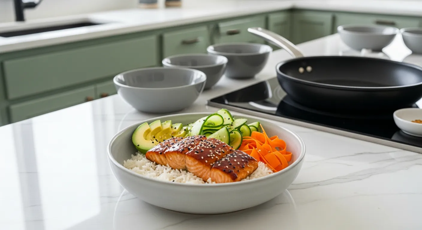 Teriyaki Salmon Bowl Recipe