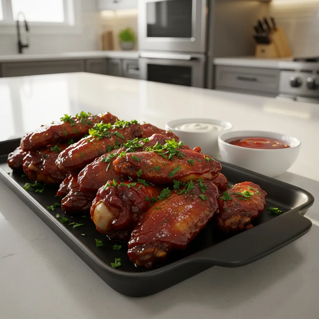 Smoky BBQ Chicken Wings Recipe for Game Day Snacks 4 BBQ Chicken Wings Recipe