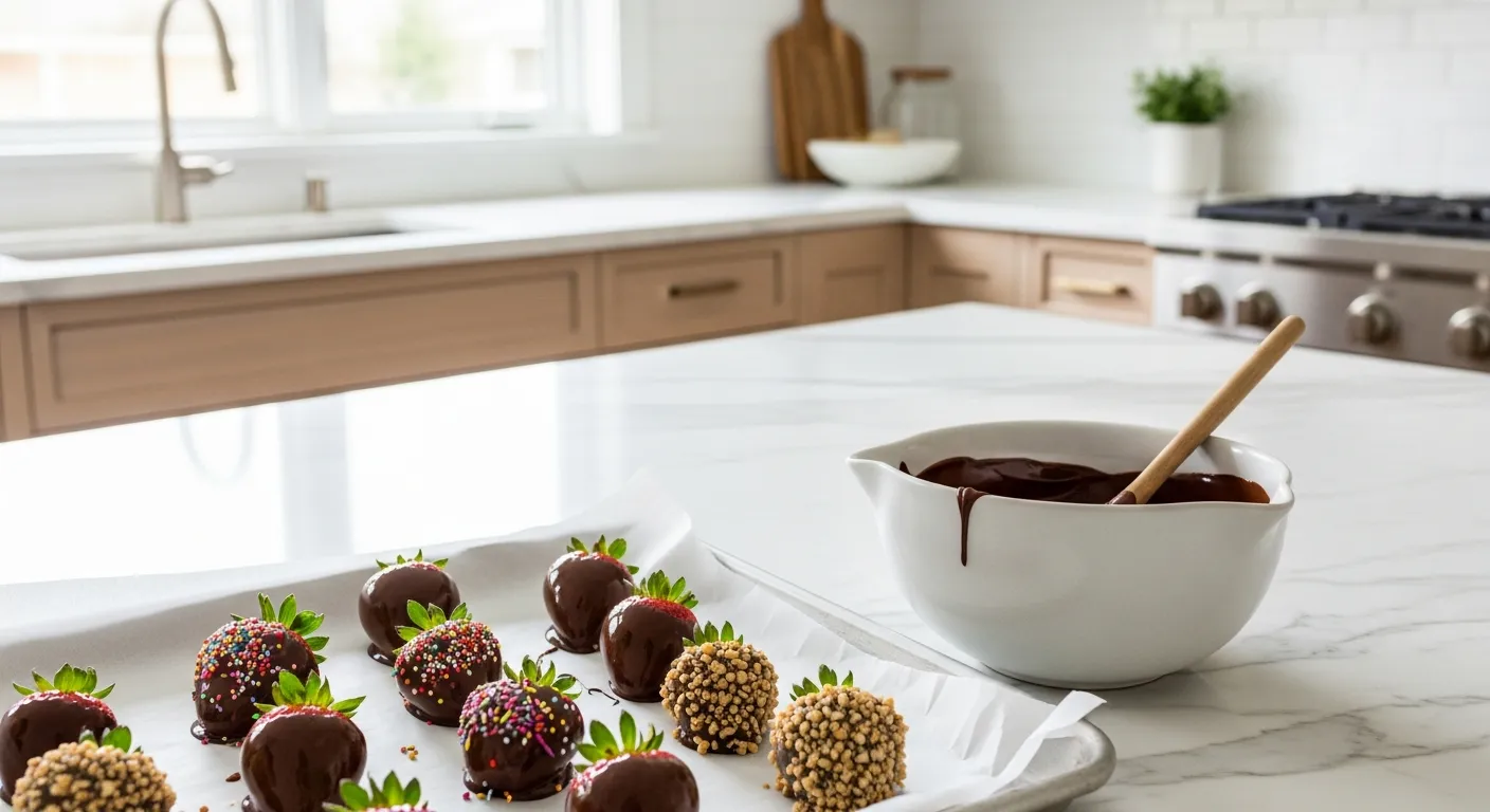 Sweet Chocolate Covered Strawberries Recipe for Parties 6 Chocolate Covered Strawberries Recipe