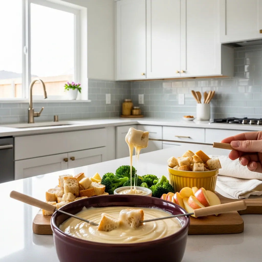 Gooey Cheese Fondue Recipe for Cozy Gatherings 7 Cheese Fondue Recipe