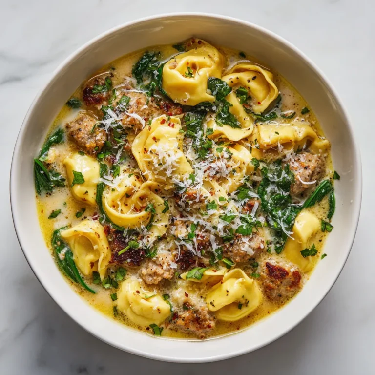 Tortellini Soup with Sausage Recipe