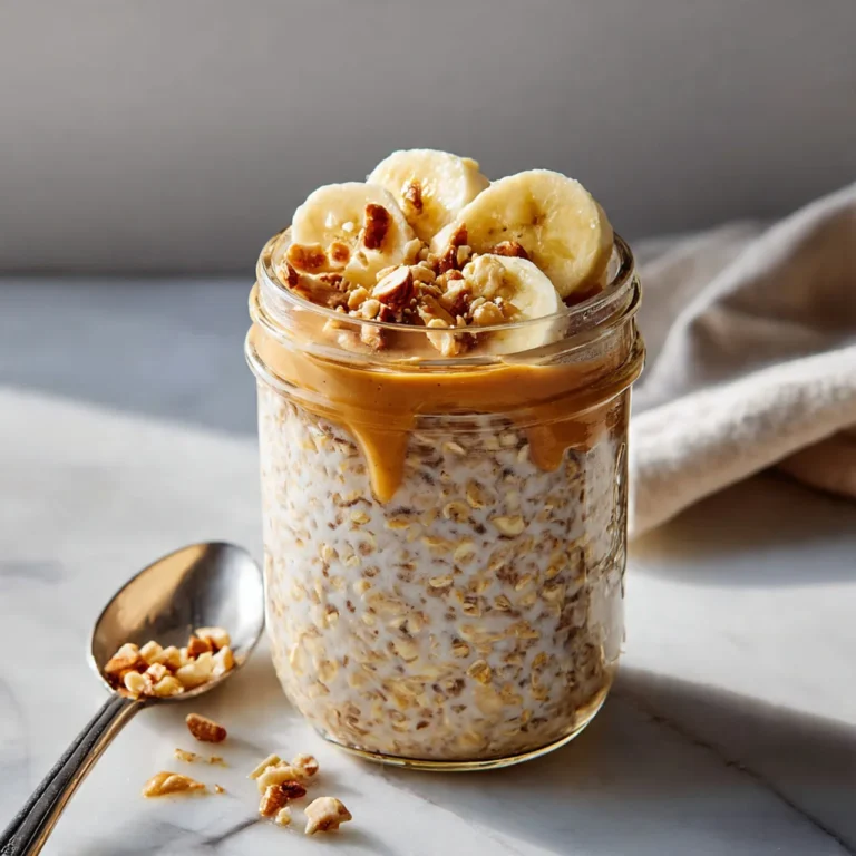 Peanut Butter Overnight Oats Recipe