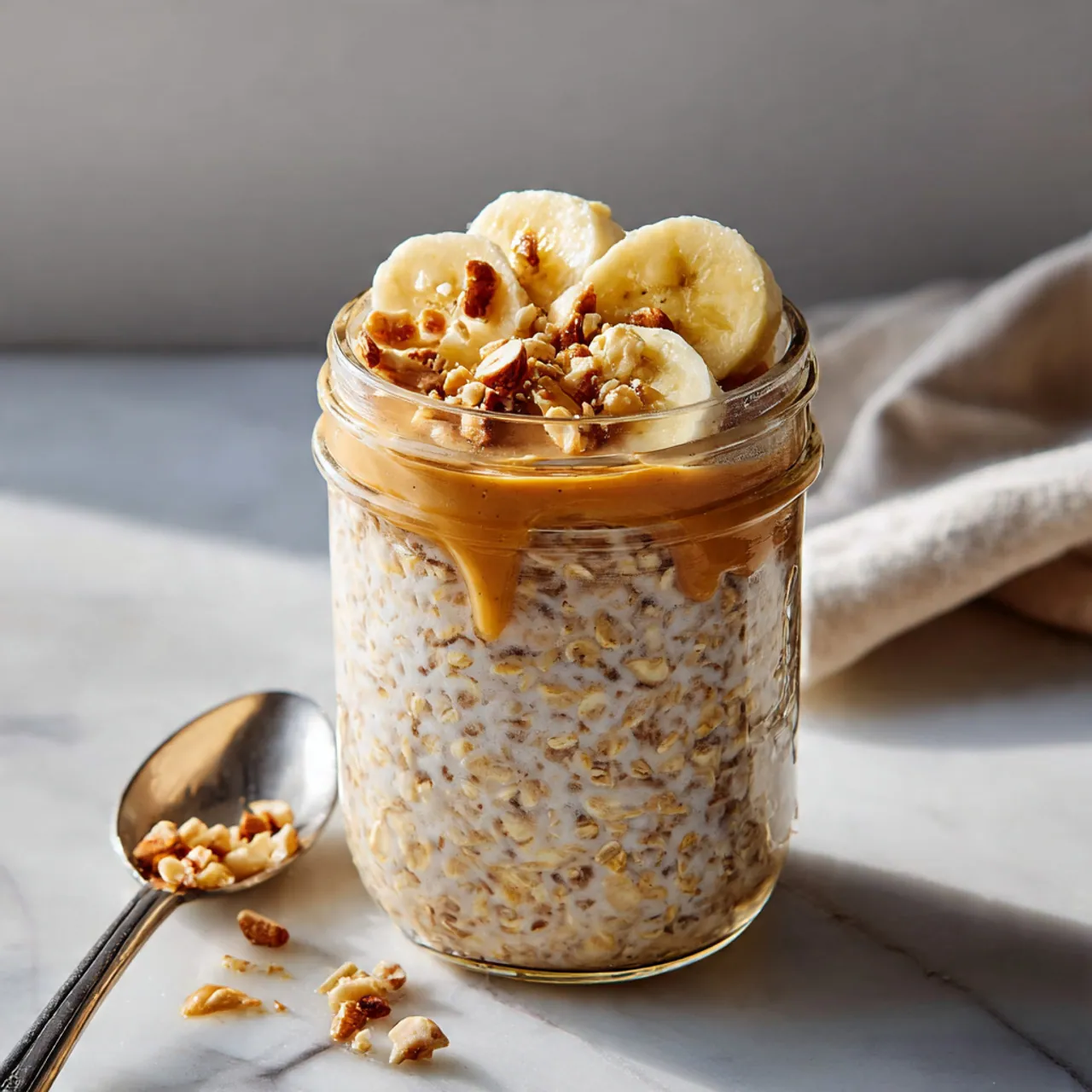 Nutty Peanut Butter Overnight Oats Recipe for Protein Packed Breakfast 4 Peanut Butter Overnight Oats Recipe