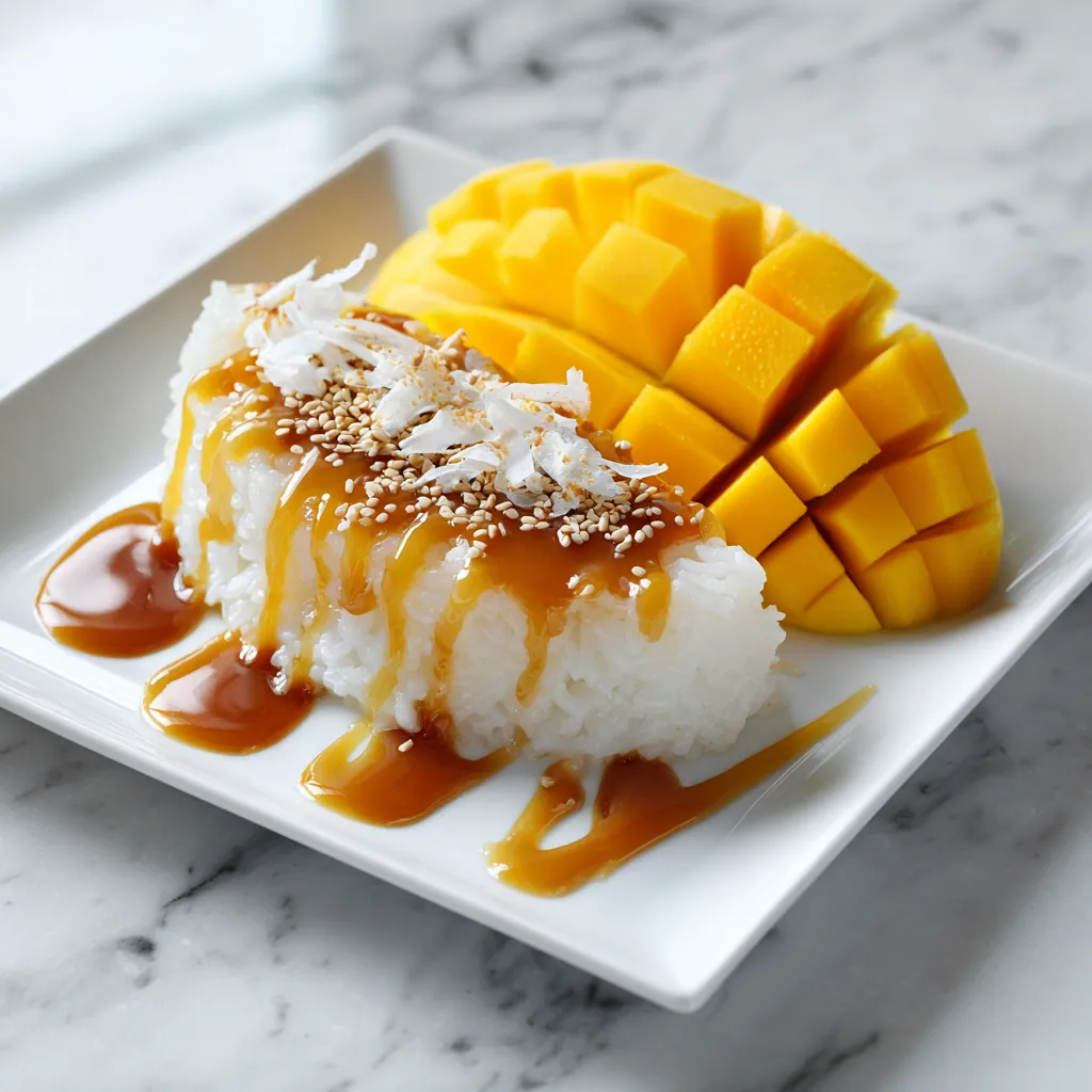 Sweet Authentic Mango Sticky Rice Thai Dessert Recipe 6 Mango Sticky Rice