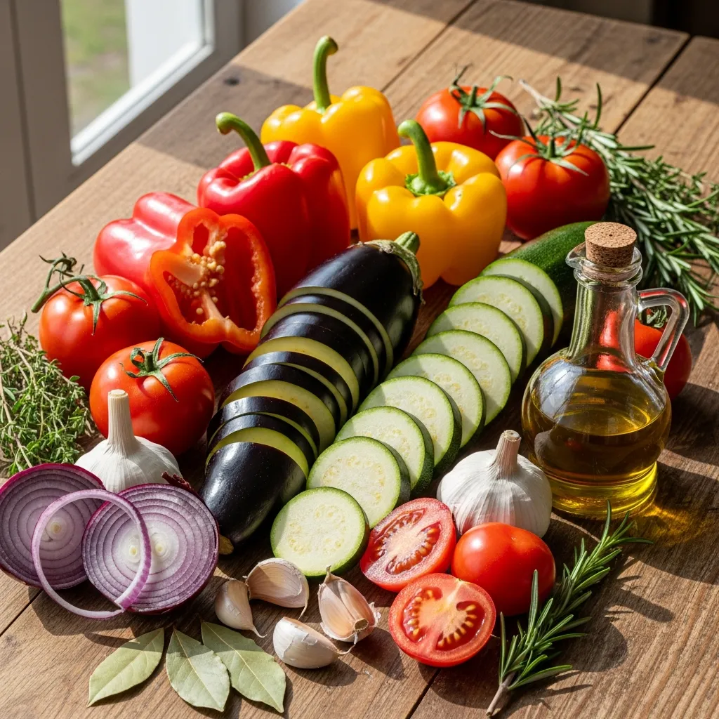Rustic Ratatouille Recipe for Classic French Vegetable Dishes 1 Ingredients 14