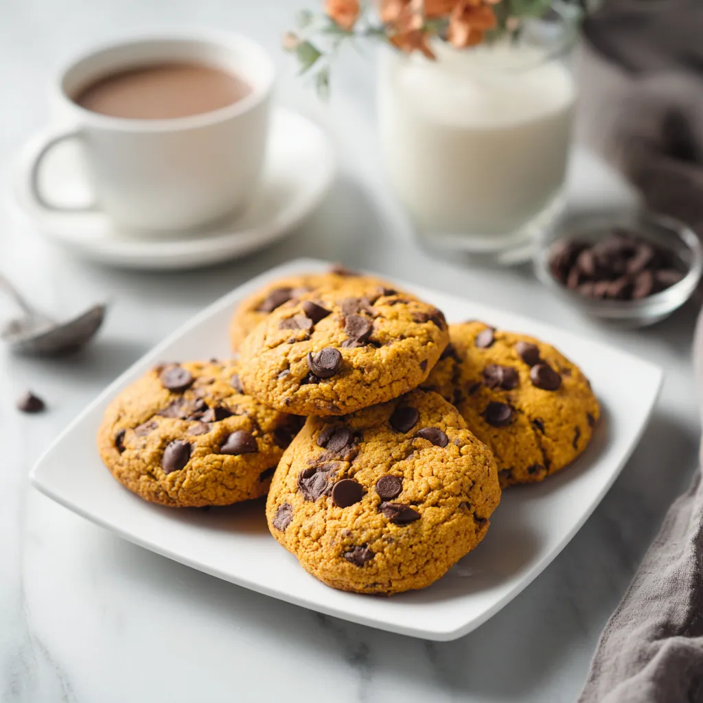  Pumpkin Chocolate Chip Cookies