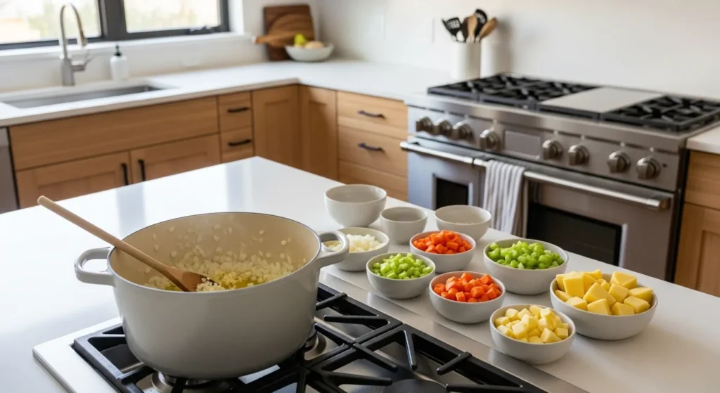 Fresh Vegetable Soup Recipe for Light Meals 1 Step 1 11