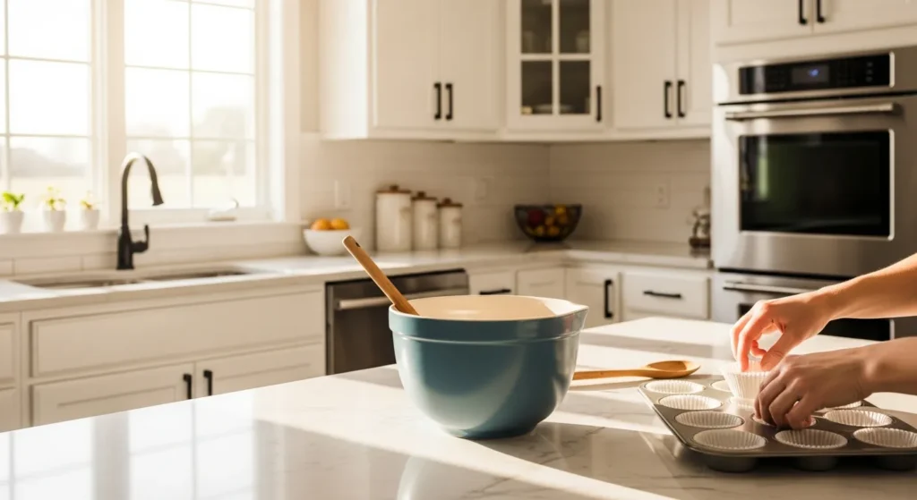 Fluffy Chocolate Chip Muffins Recipe for Breakfast 1 Step 1 13