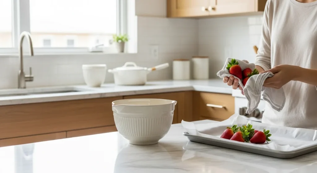 Sweet Chocolate Covered Strawberries Recipe for Parties 1 Step 1 9