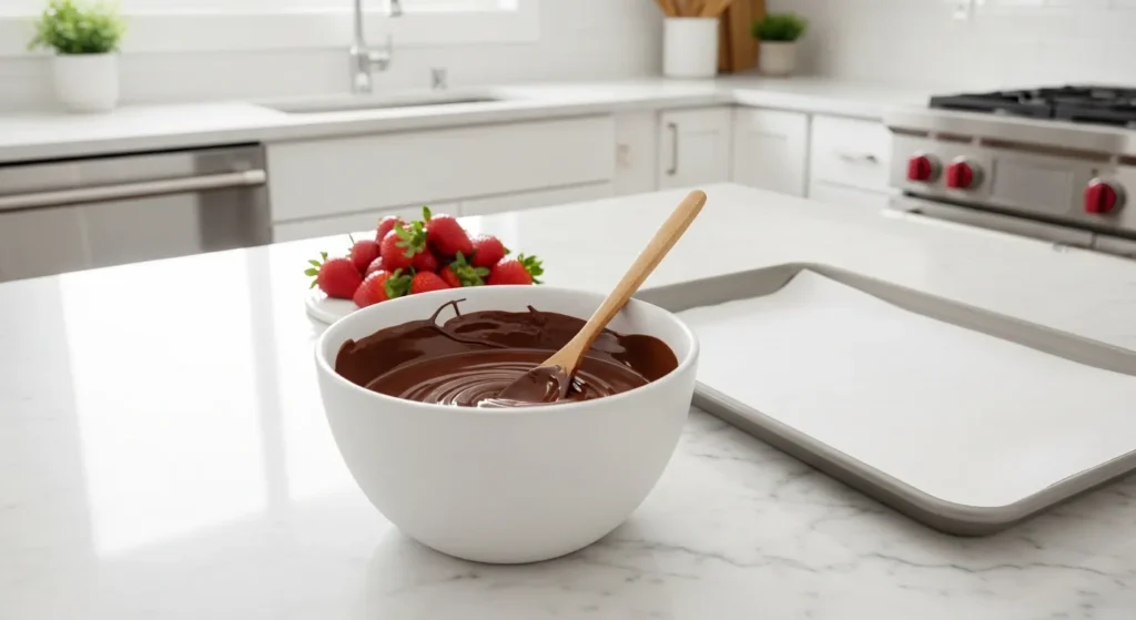 Sweet Chocolate Covered Strawberries Recipe for Parties 2 Step 2 7