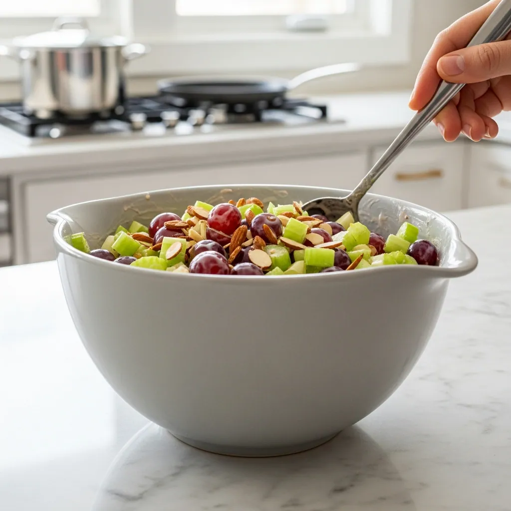 step no 3 of Creamy Healthy Chicken Salad Recipe
