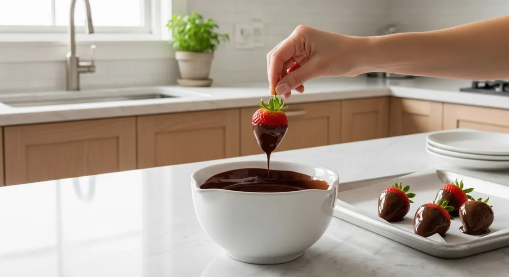 Sweet Chocolate Covered Strawberries Recipe for Parties 3 Step 3 7