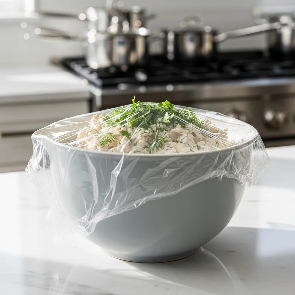 step no 5 of Creamy Healthy Chicken Salad Recipe