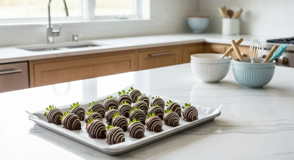 Sweet Chocolate Covered Strawberries Recipe for Parties 5 Step 5 6