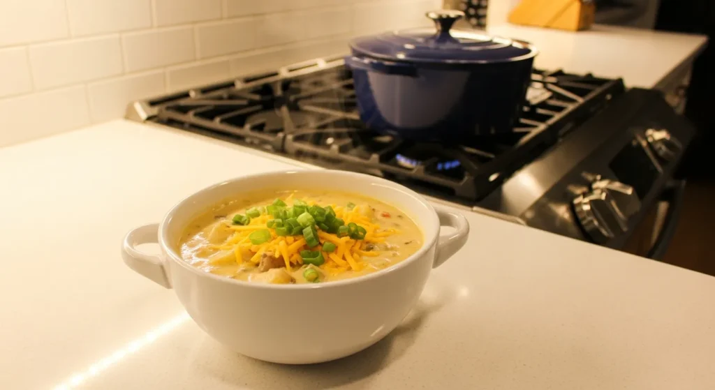 Creamy Cajun Potato Soup Recipe 6 Step 6