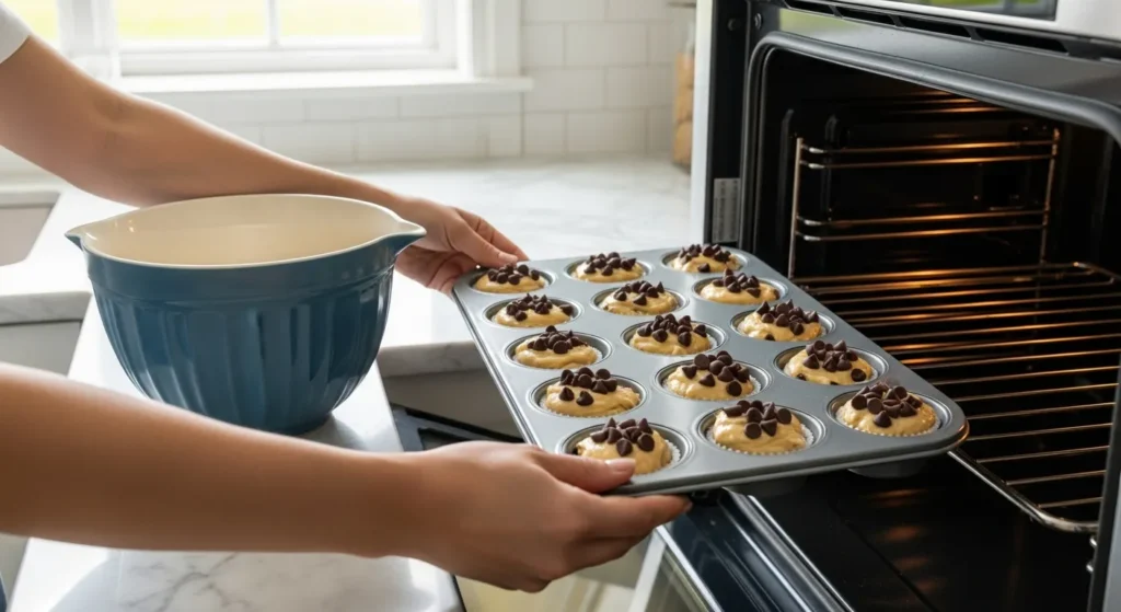 Fluffy Chocolate Chip Muffins Recipe for Breakfast 6 Step 6 8