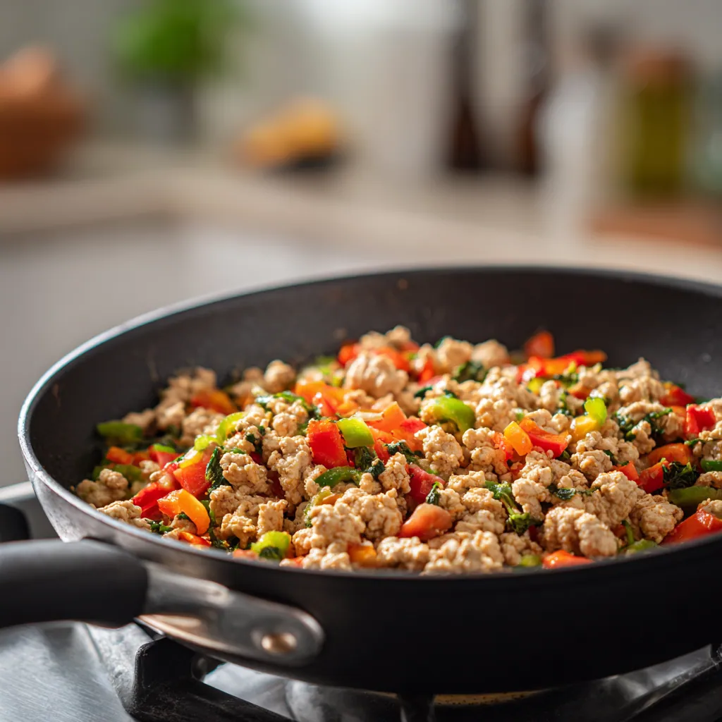 Delicious Ground Chicken Recipe for a Healthy Dinner 2 cooking the Ground Chicken