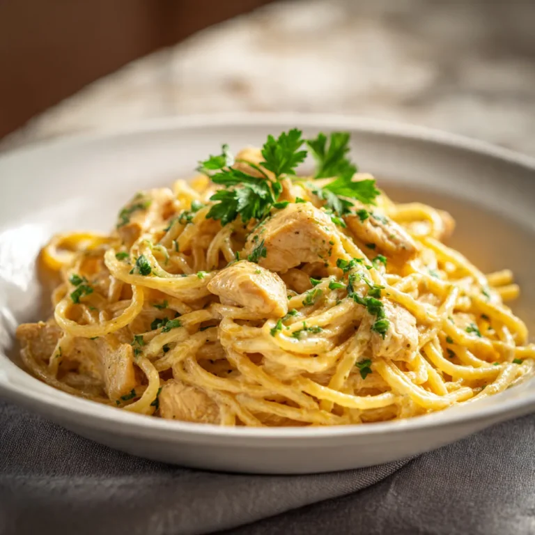 Creamy Chicken Spaghetti Recipe for Weeknight Dinner Meals 4 Chicken Spaghetti Recipe