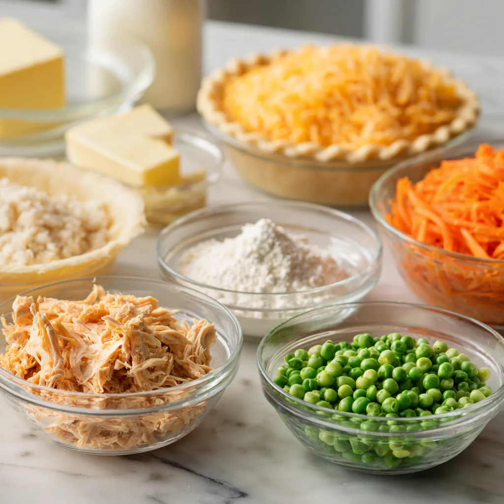 Creamy Classic Chicken Pot Pie Recipe| Easy Dinner 1 ingredients of Chicken Pot Pie Recipe