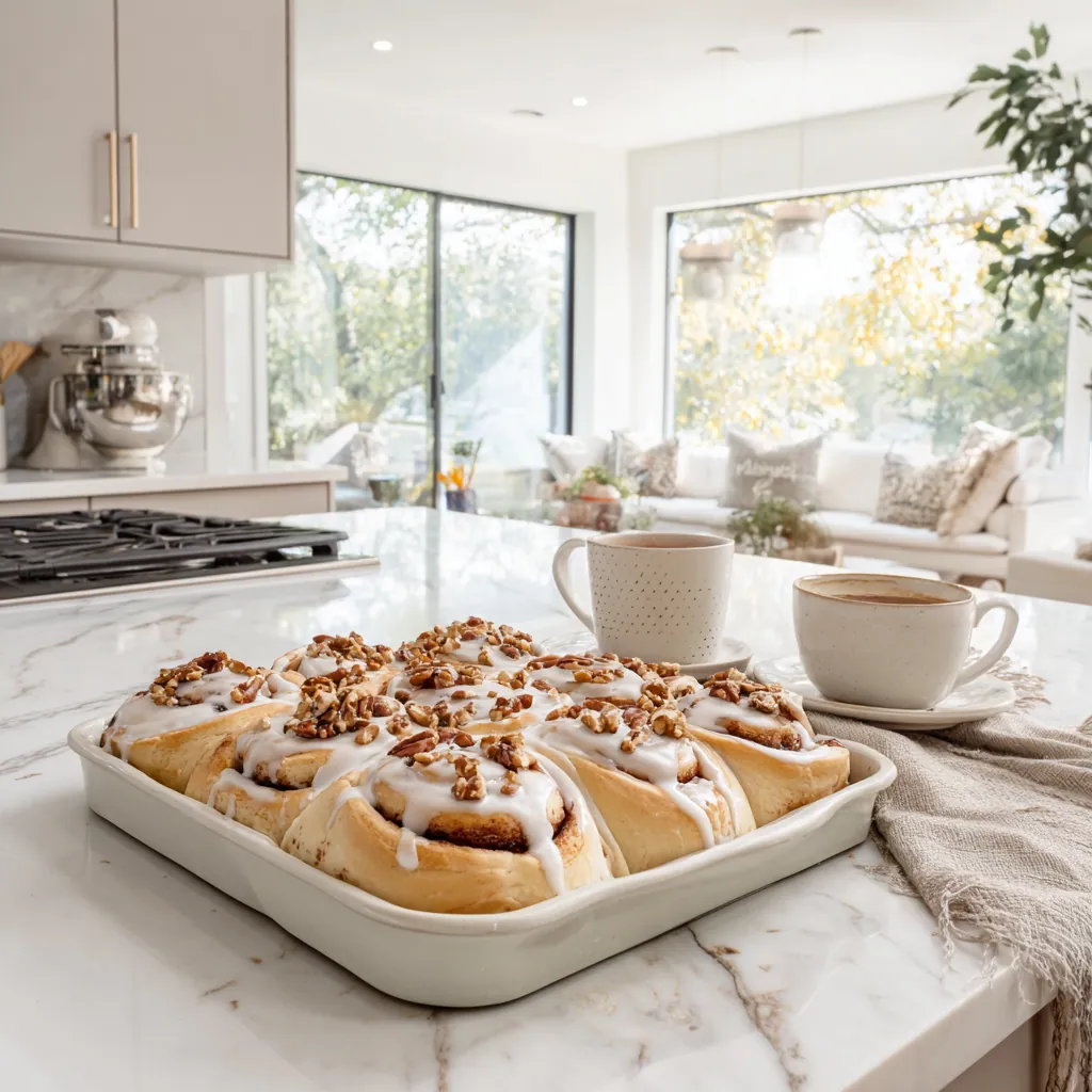 serving of Cinnamon Rolls