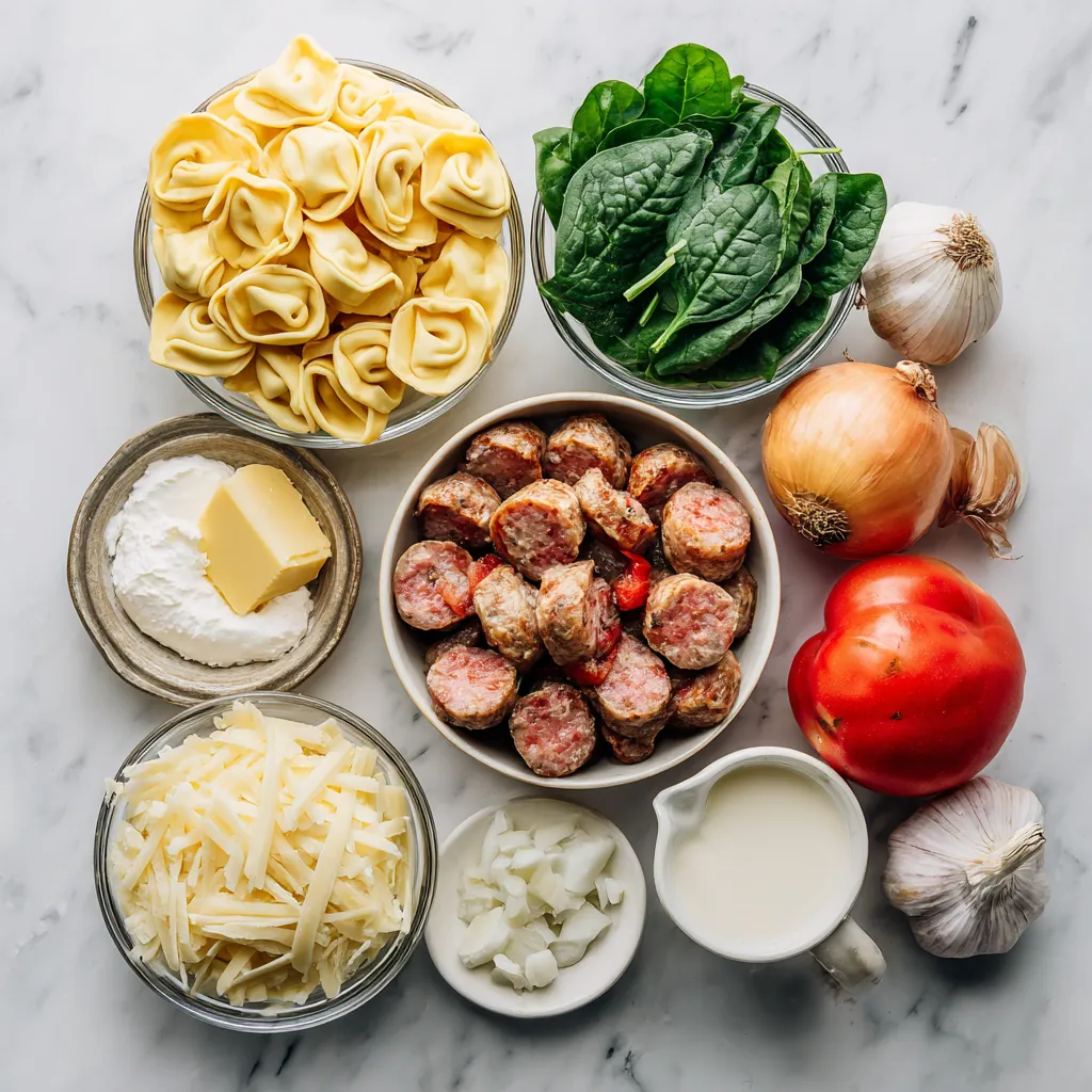 Creamy Tortellini Soup with Sausage Recipe 1 soup ingredients