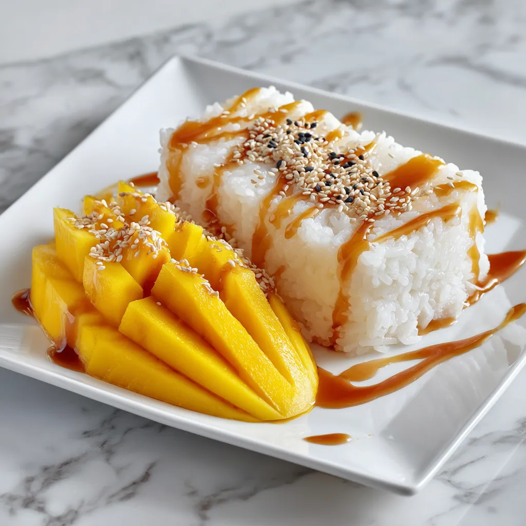 Sweet Authentic Mango Sticky Rice Thai Dessert Recipe 5 Mango Sticky Rice