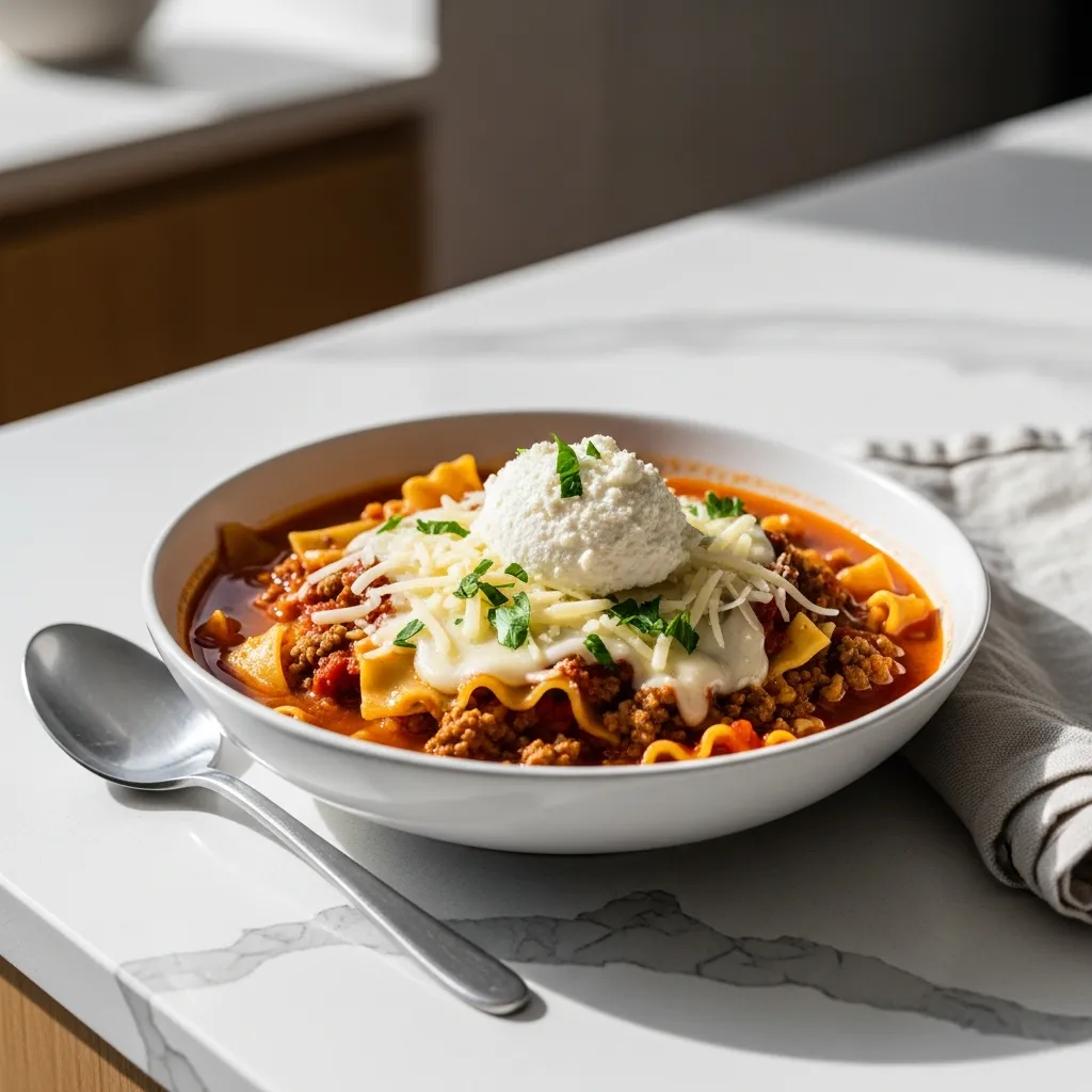 Lasagna Soup Recipe