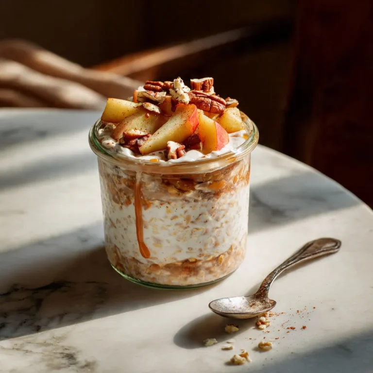 Apple Cinnamon Overnight Oats Recipe