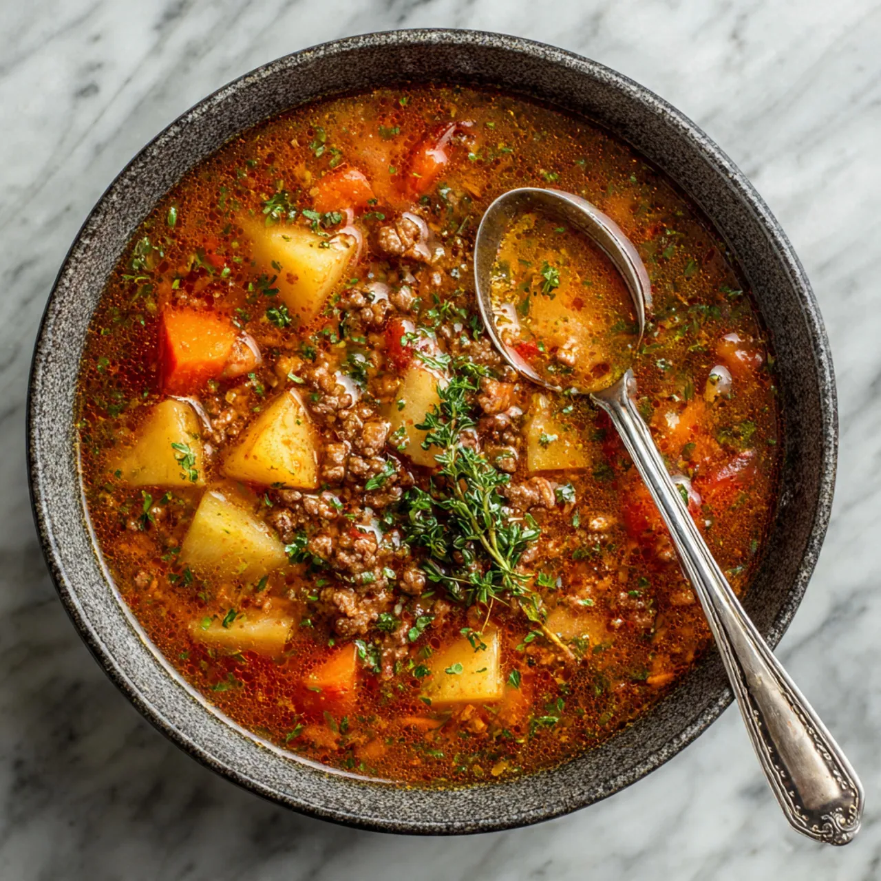 Rich Hamburger Soup Recipe for Comfort Food Meals 4 Hamburger Soup Recipe