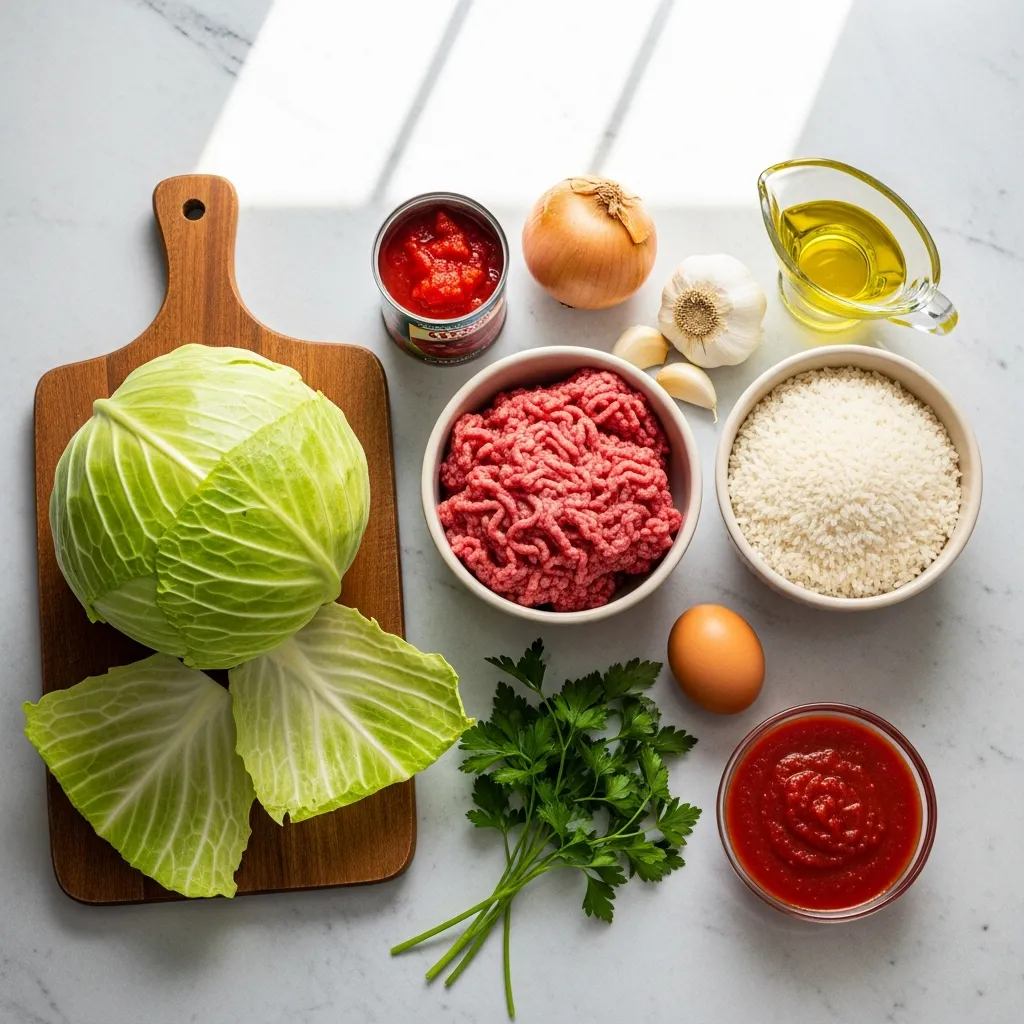 Savory Stuffed Cabbage Rolls Recipe for Hearty Meals 1 Ingredients 7