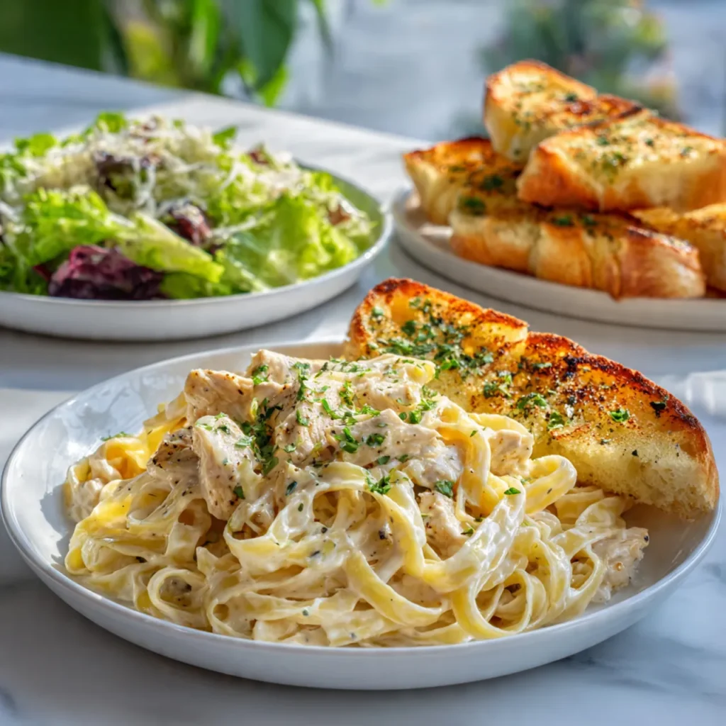 Creamy Chicken Alfredo Pasta Recipe for Classic Italian Dinner 3 Serving