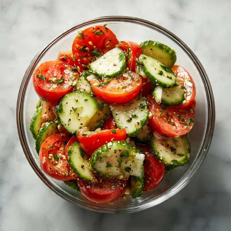 Cucumber Tomato Salad Recipe