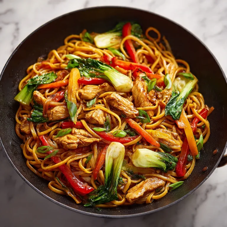 Savory Chicken Lo Mein Recipe for Takeout Style Noodles 1 Chicken Lo Mein Recipe