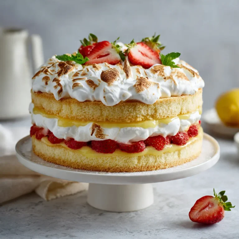 Lemon Meringue Strawberry Shortcake Recipe