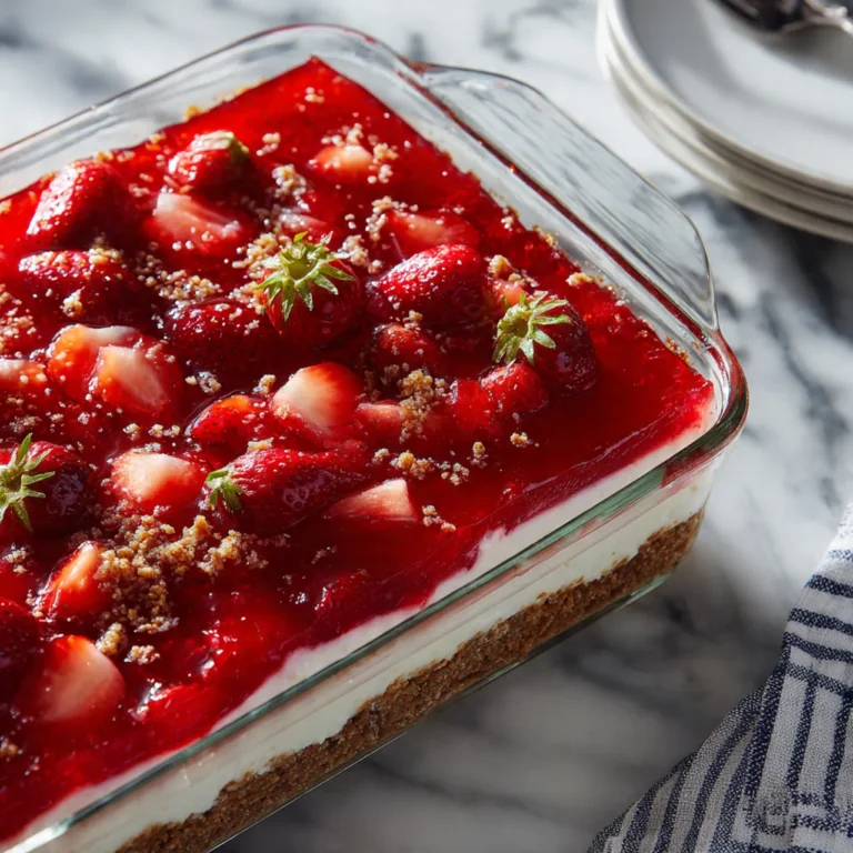 Strawberry Pretzel Salad Recipe
