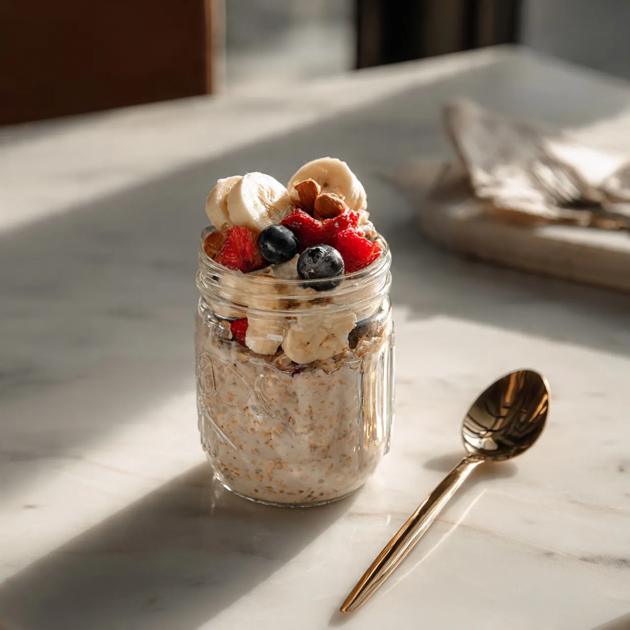 High Protein Overnight Oats Recipe for Filling Breakfast 4 Overnight Oats Recipe