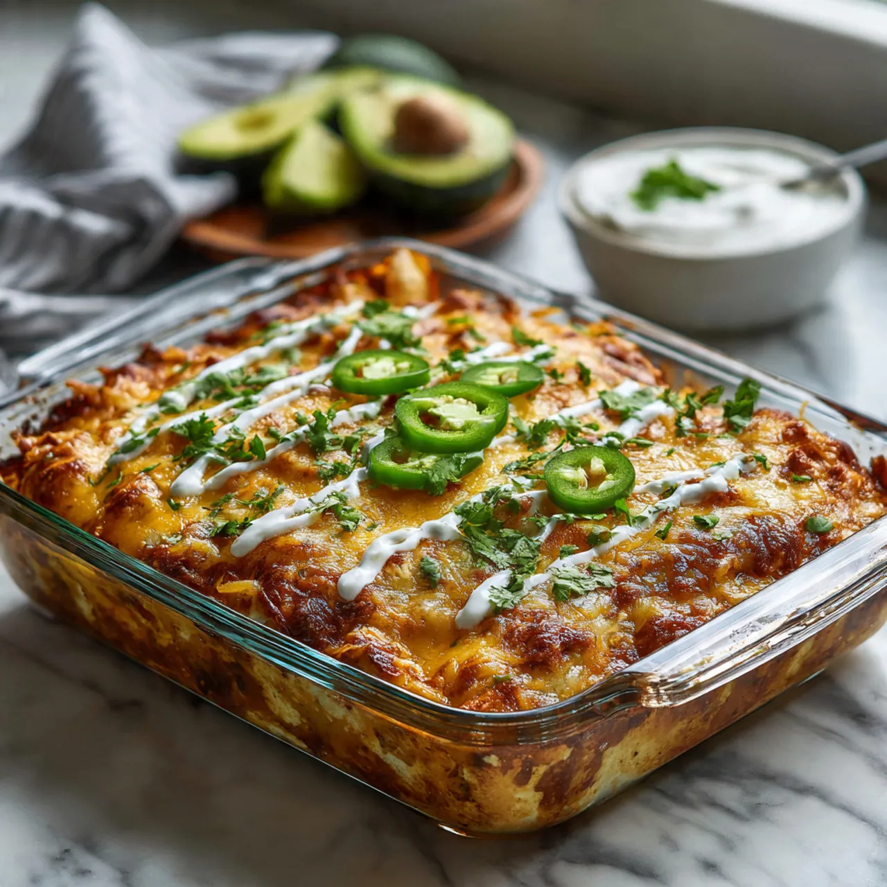 Chicken Enchilada Casserole Recipe