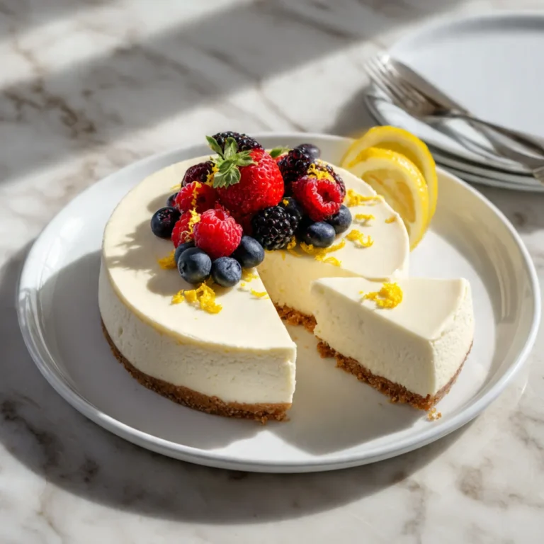 Lemon Cheesecake Recipe