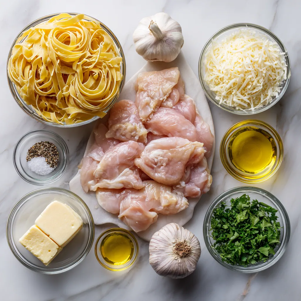 Creamy Chicken Alfredo Pasta Recipe for Classic Italian Dinner 1 ingredients 15