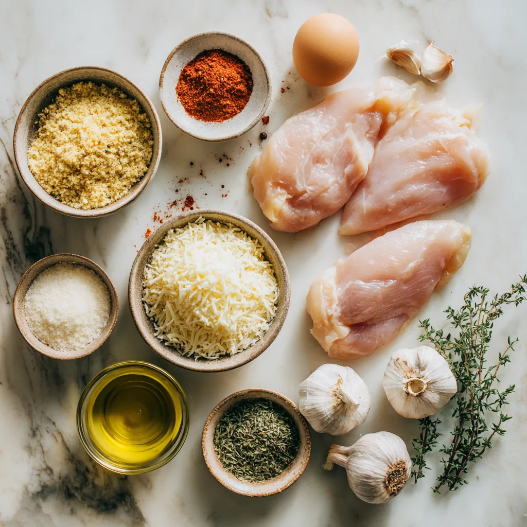 Crispy Parmesan Crusted Chicken Recipe for Golden Juicy Bites 1 ingredients 17