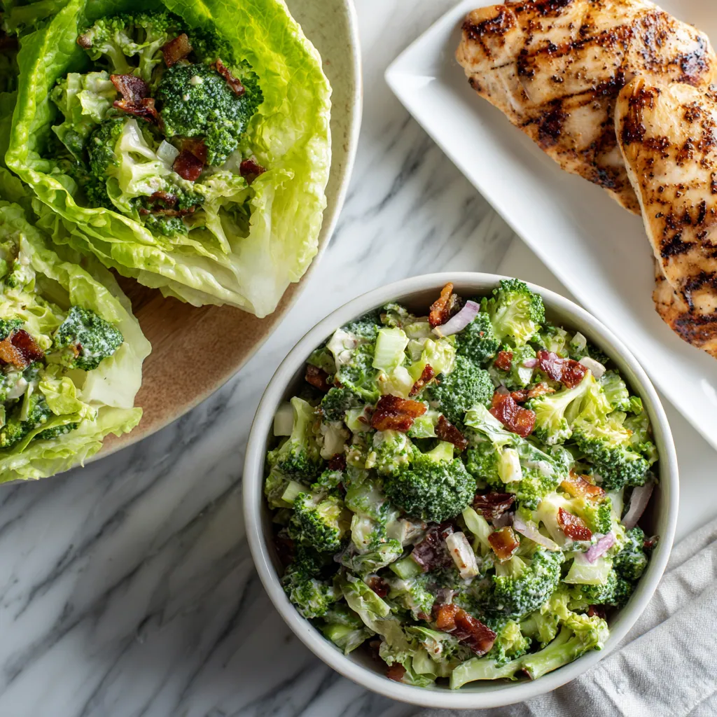 Fresh Broccoli Salad for Crisp Crunchy Sides 3 serving 14