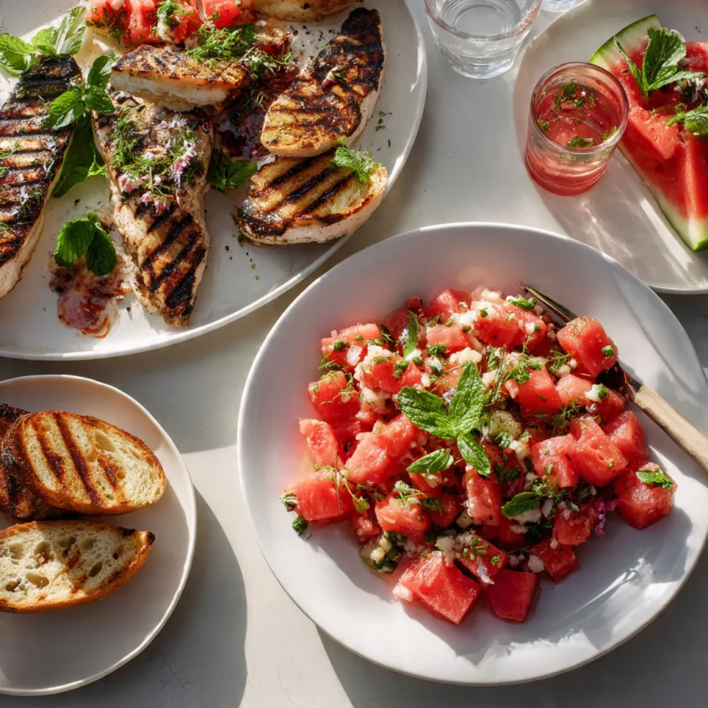 Refreshing Watermelon Salad for Light Summer Sides 3 serving 18
