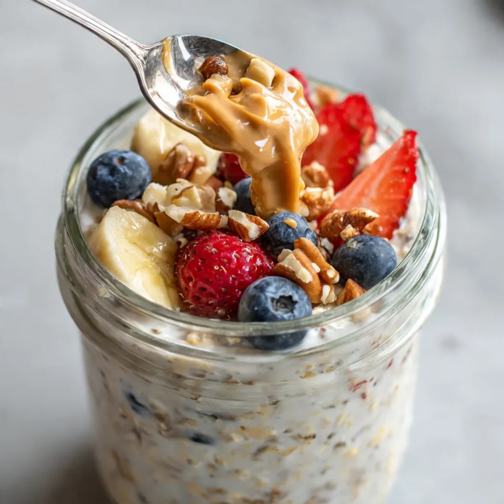 High Protein Overnight Oats Recipe for Filling Breakfast 2 step6 3