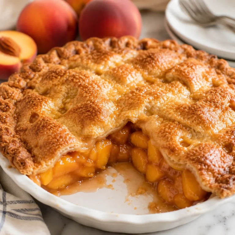 Juicy Peach Pie Recipe for Sweet Summer Baking 3 Peach Pie Recipe